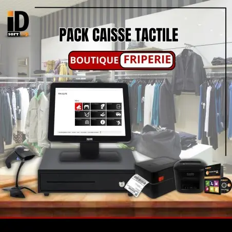 pack caisse tactile boutique friperie