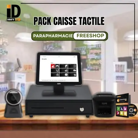 pack caisse tactile parapharmacie / freeshop