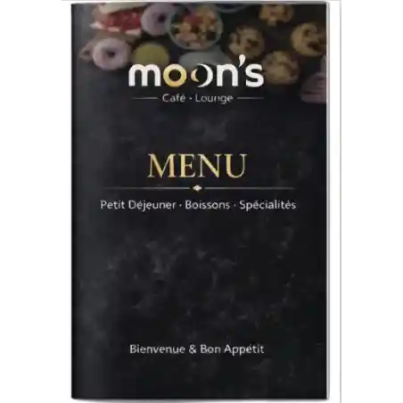 Menu café ou resto en ligne+qr code